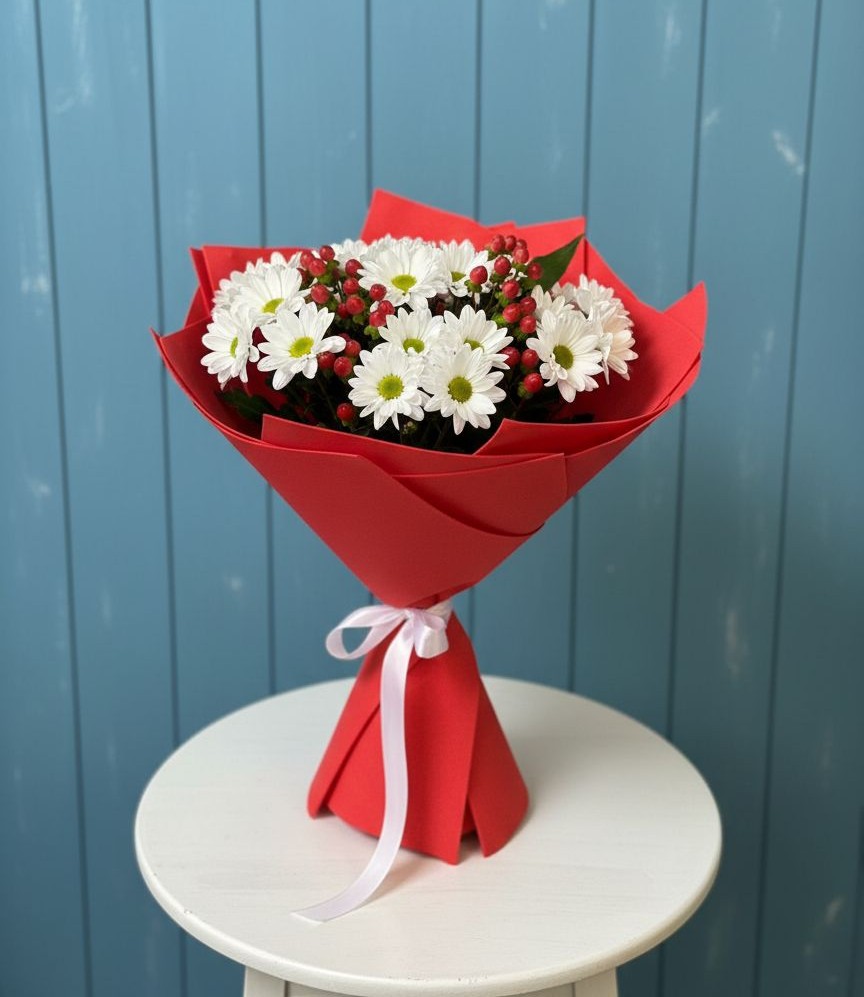 Букет цветов из: Хризантемы в Васютино