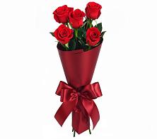 Букет 5 Красных роз Эдлесс Лав в Васютино
