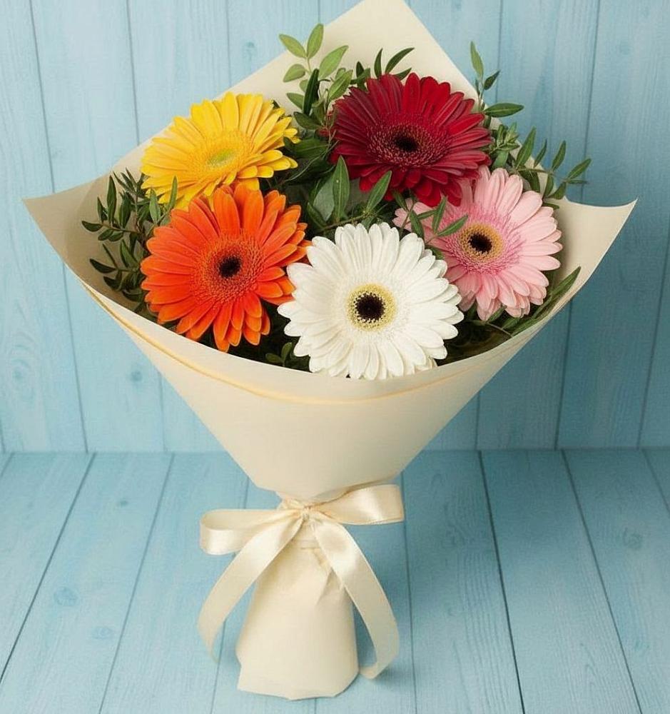 Букет цветов из: Герберы в Васютино
