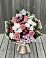 Букет цветов из: Альстромерии, Гвоздики, Розы и Хризантемы в Васютино