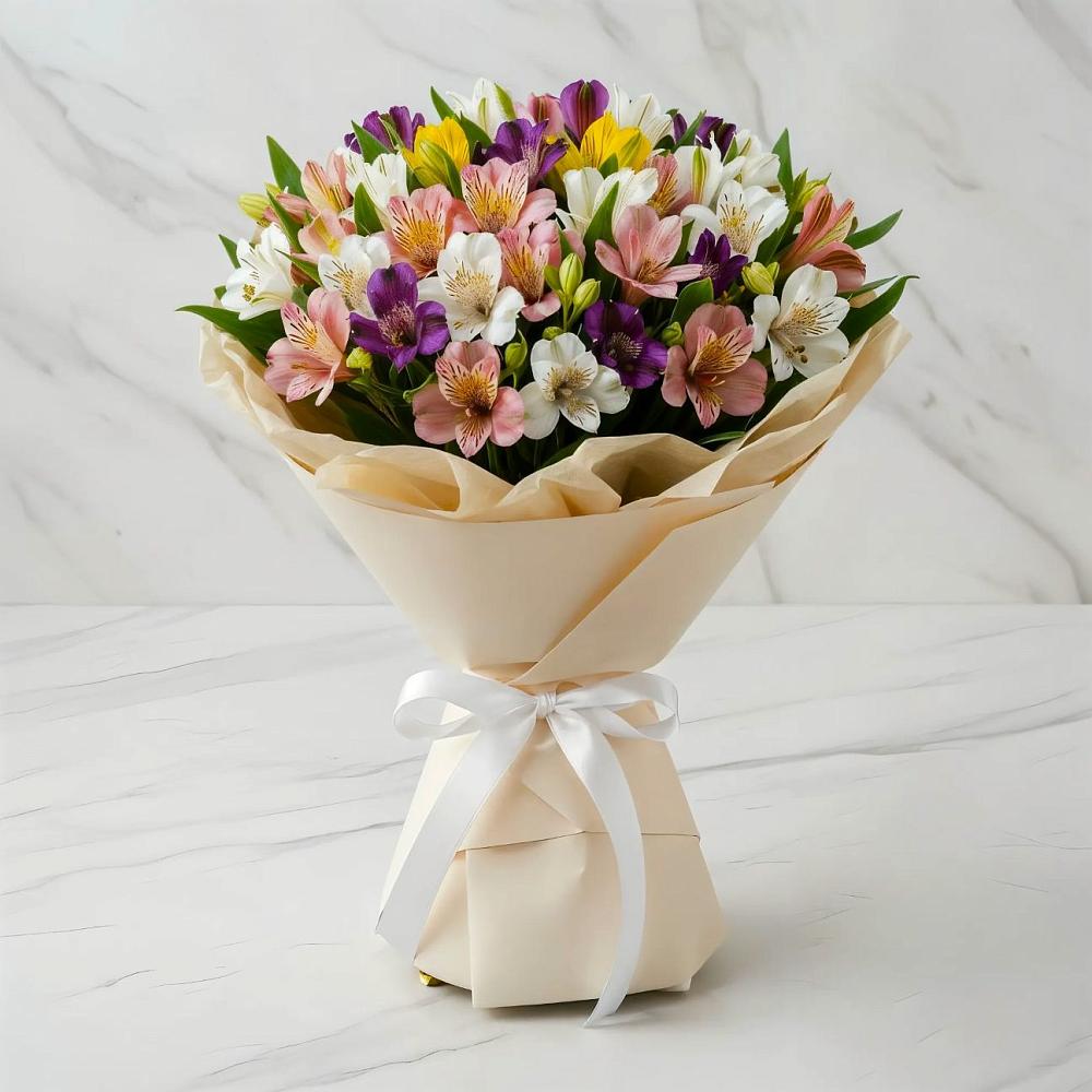 Букет цветов из: Альстромерии в Васютино