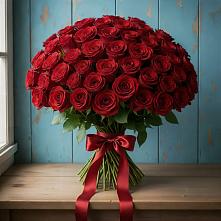 Букет Красные розы Блэк Меджик в Васютино