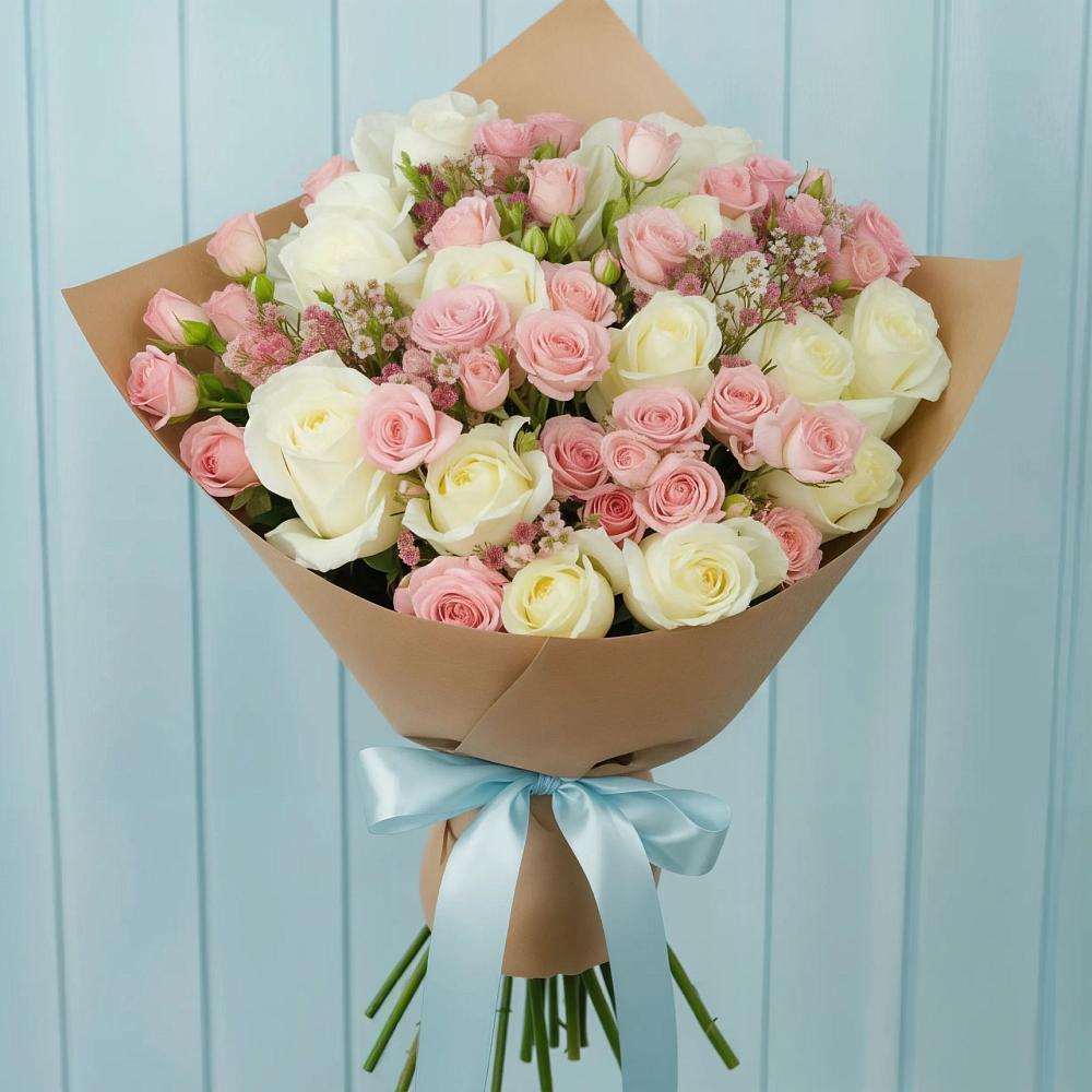 Букет цветов из: Розы в Васютино