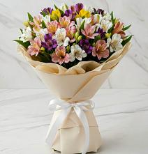 Букет цветов из:  Альстромерии #REPLACE_PRED# Васютино