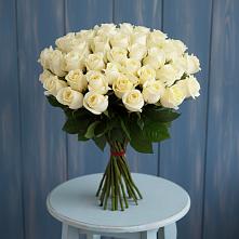 Букет 51 Белая роза Эдлесс Лав #REPLACE_PRED# Васютино