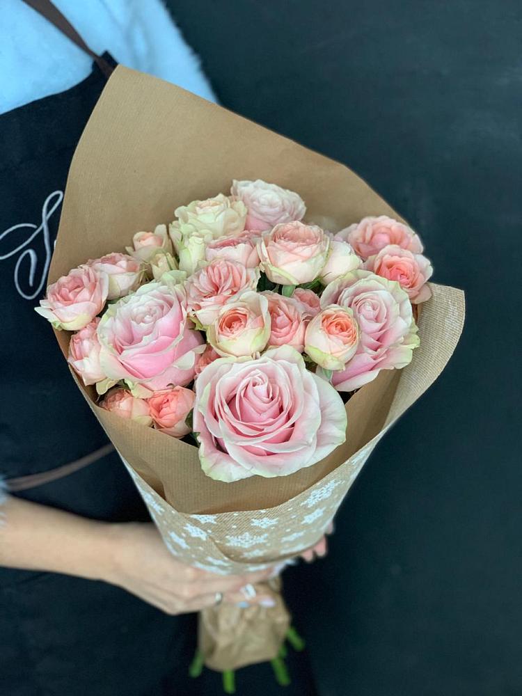 Букет цветов из: Хризантемы и Розы в Васютино