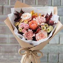 Букет цветов из:  Гвоздики, Хризантемы и Розы в Васютино