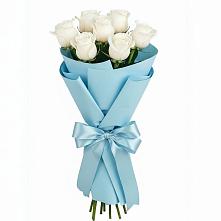 Букет 7 белых роз Проуд #REPLACE_PRED# Васютино