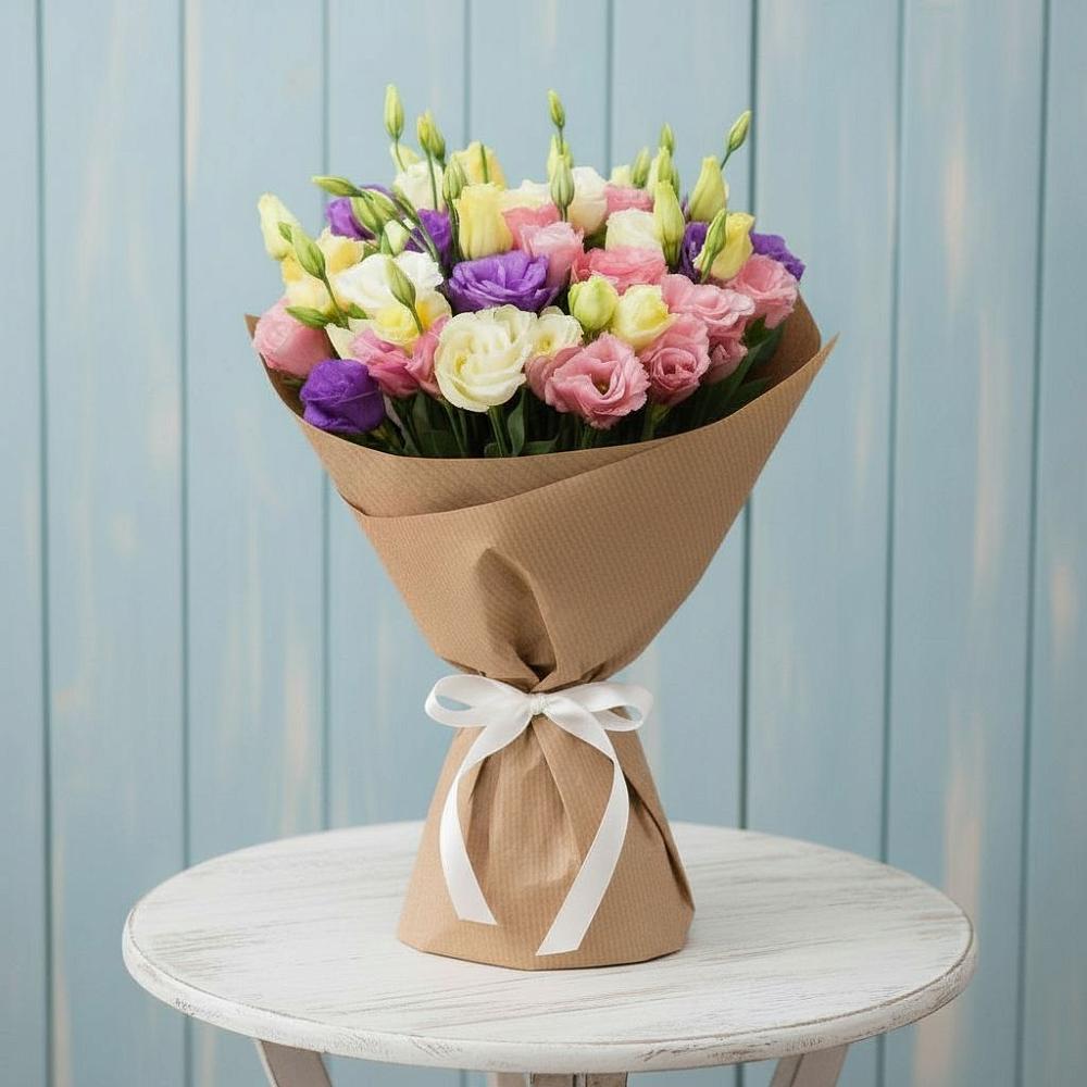 Букет цветов из: Лизиантусы в Васютино