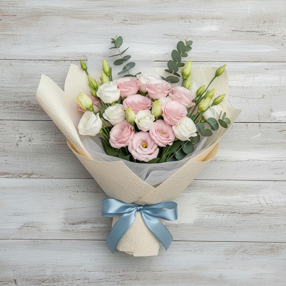 Букет цветов из: Лизиантусы в Васютино